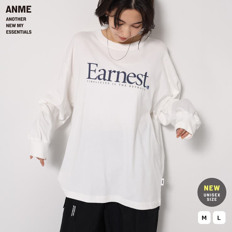 Earnest ロゴ プリント | andme | 詳細画像1 