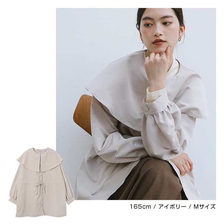 2way ケープカラー マウンテンパーカー | andme | 詳細画像8 