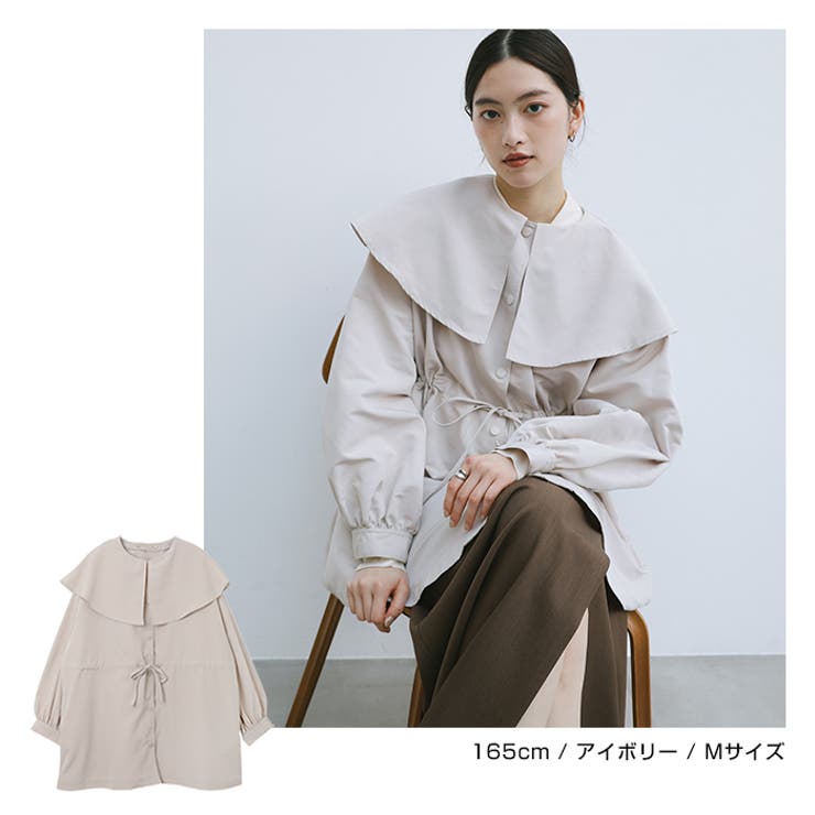 2way ケープカラー マウンテンパーカー | andme | 詳細画像9 