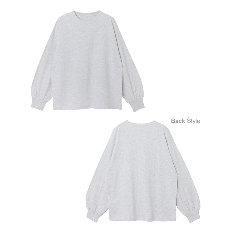 無地 ボーダー ボリューム袖 | andme | 詳細画像22 