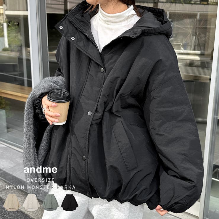 モンスターパーカー 中綿 ブルゾン[品番：AZ000004475]｜andme