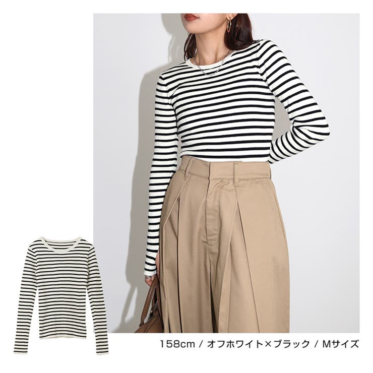 サムホール リブ ニット | andme | 詳細画像16 