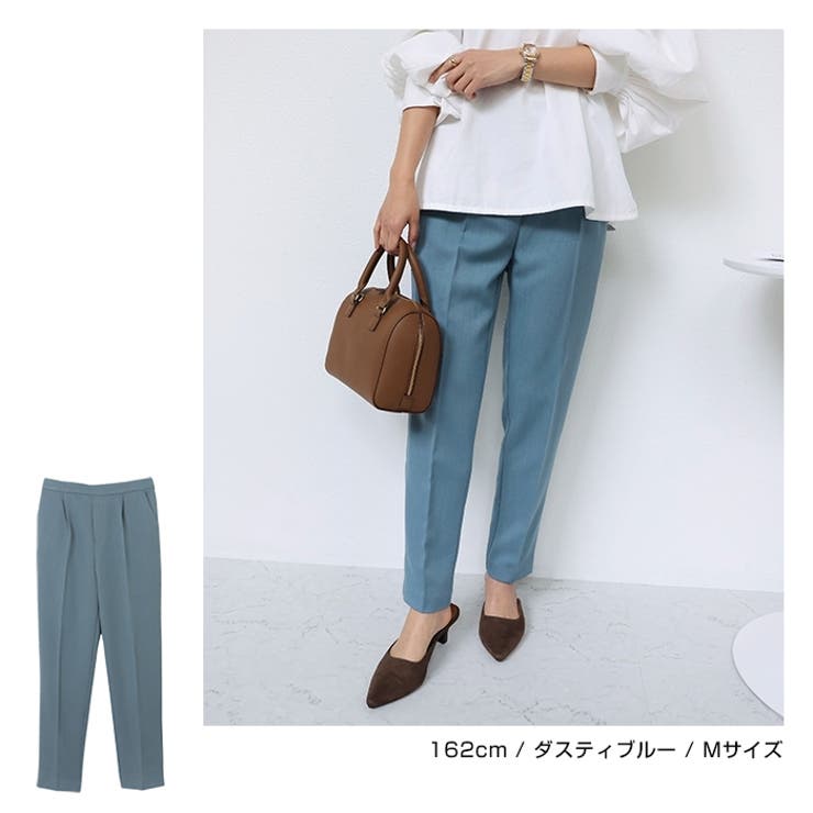 【美品】エルメス テーパードパンツ ベージュ サイズ36 (JP7号) ベルメゾン パンツレディース テーパードパンツ レディース