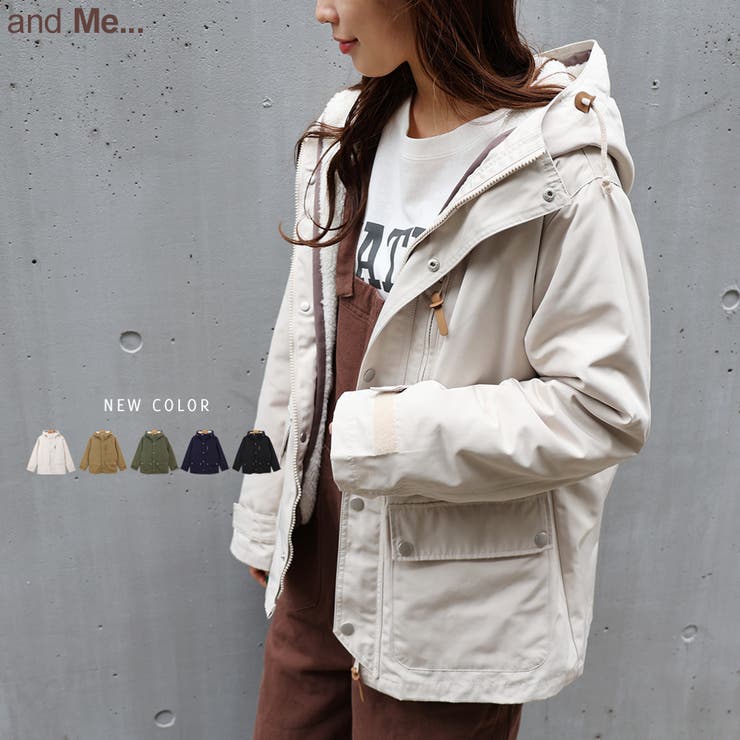 2way ボア マウンテンパーカー 品番 Az And Me アンドミー のレディース ファッション通販 Shoplist ショップリスト
