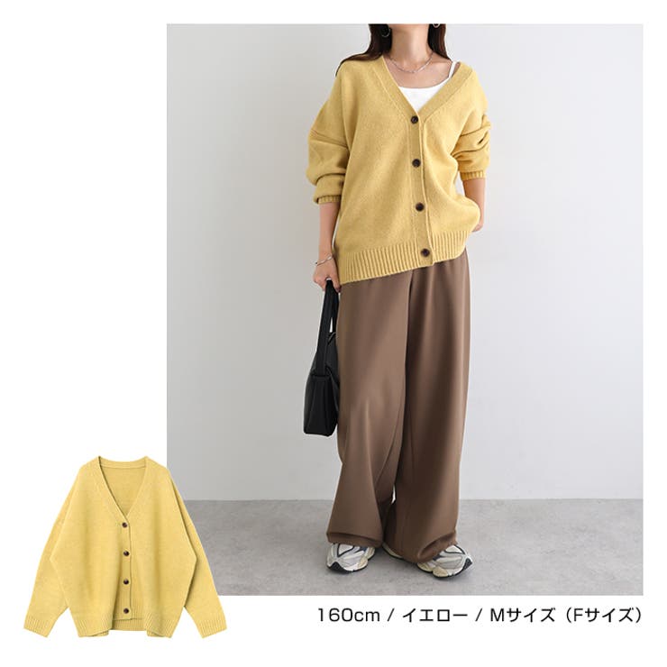 Vネック 長袖 ニット | andme | 詳細画像11 