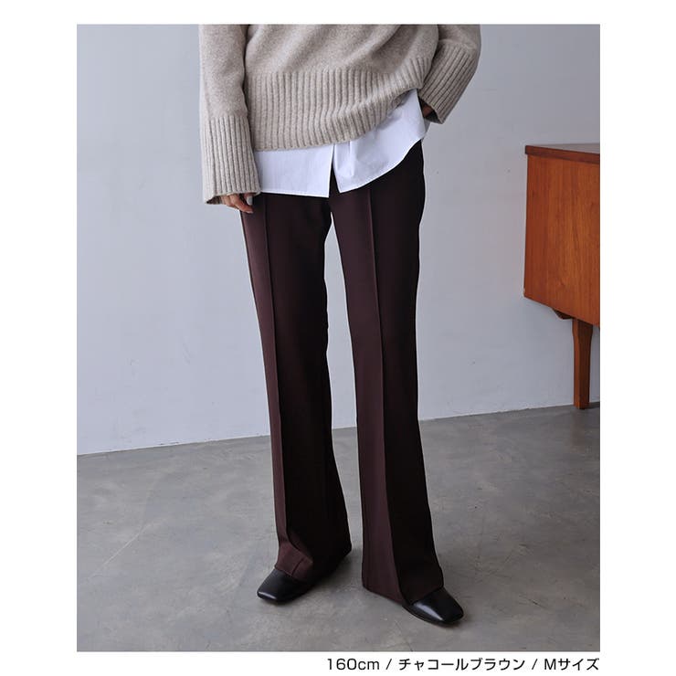 ポンチ フレア パンツ | andme | 詳細画像12 