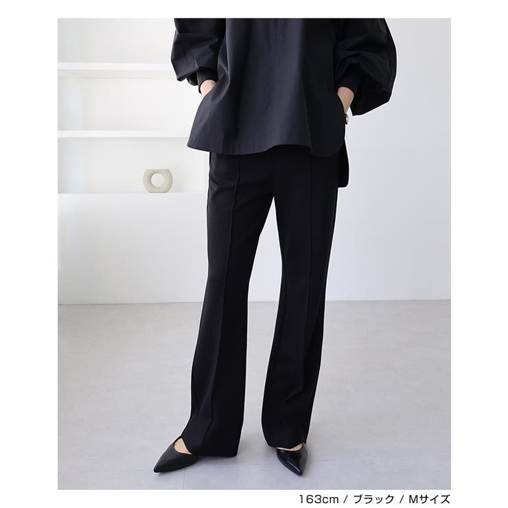 ポンチ フレア パンツ[品番：AZ000004269]｜andme（アンドミー