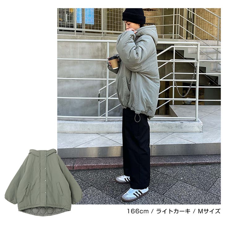 モンスターパーカー 中綿 ブルゾン | andme | 詳細画像13 