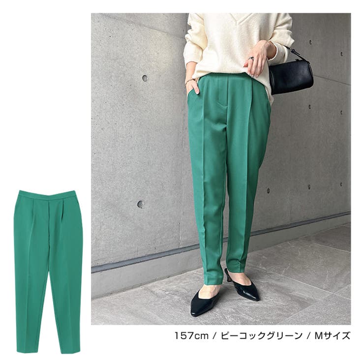 累計50万枚突破!美脚 テーパード パンツ | andme | 詳細画像9