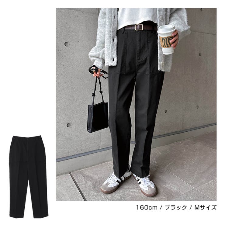 コットン ベイカー パンツ | andme | 詳細画像11 