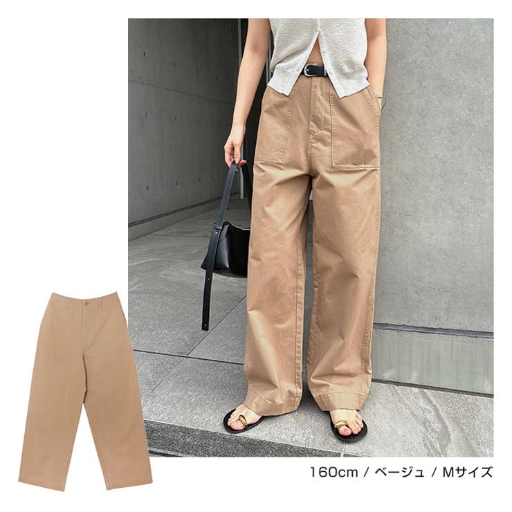 wax thm ベイカーパンツ サンドベージュ　M WAX (ワックス) Baker pants(ベイカーパンツ) KHAKI