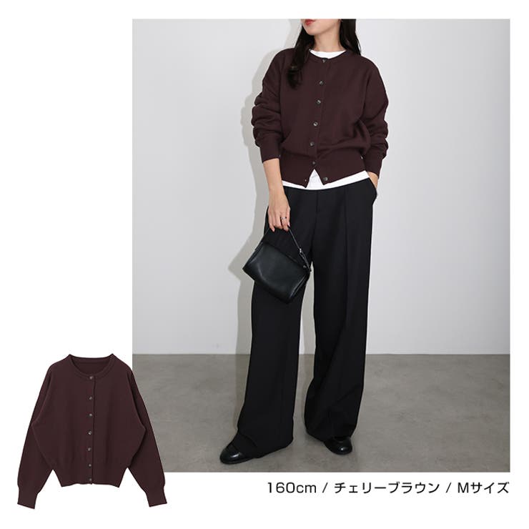 クルーネック 長袖 ニット | andme | 詳細画像8 