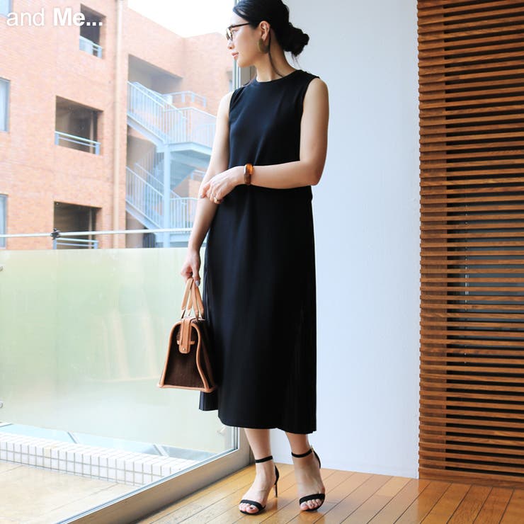 23区 Applaudir ノースリーブプリーツワンピース ドレス Size38