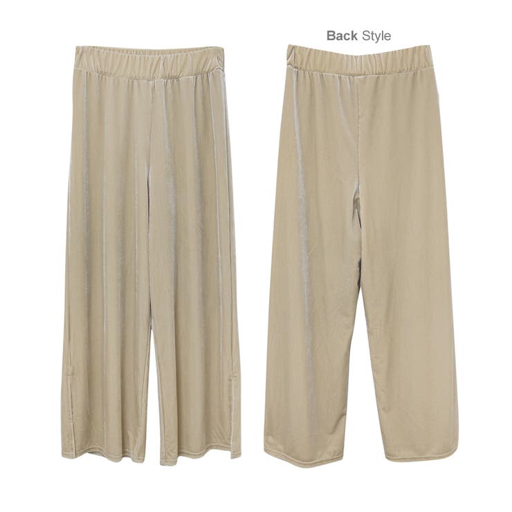 コーデュロイ ベロア ワイドパンツ | andme | 詳細画像15 