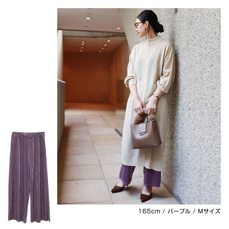 コーデュロイ ベロア ワイドパンツ | andme | 詳細画像9 