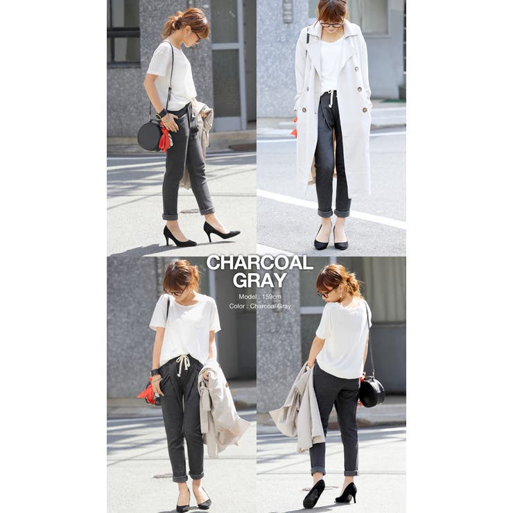 【M Lあり】大人ゆるstyle!!美ライン♪楽ちんウエストゴム リラックステー… | andme | 詳細画像6 