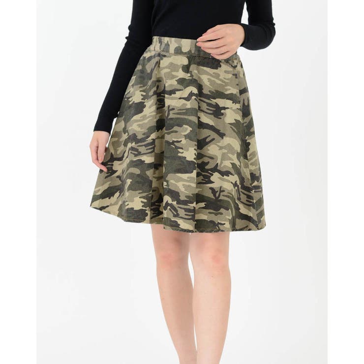 迷彩スカート カモフラージュスカート フレアスカート 品番 Agcw Angelcloset エンジェルクローゼット のレディース ファッション通販 Shoplist ショップリスト