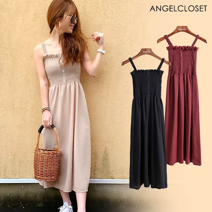 全3色 ワンピース オールインワン サロペット 品番 Agcw Angelcloset エンジェルクローゼット のレディースファッション通販 Shoplist ショップリスト