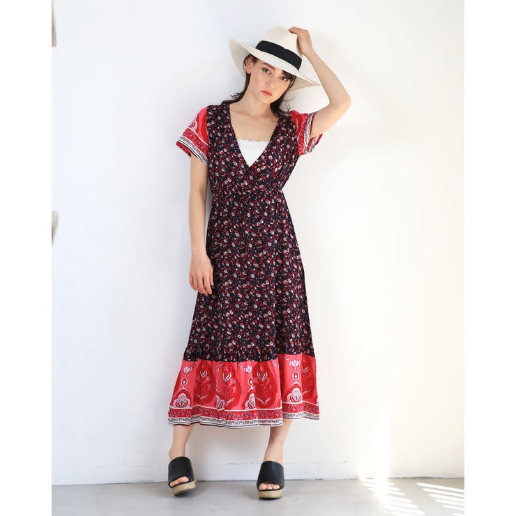 花柄ワンピ リゾート 海 品番 Agcw Angelcloset エンジェルクローゼット のレディースファッション通販 Shoplist ショップリスト