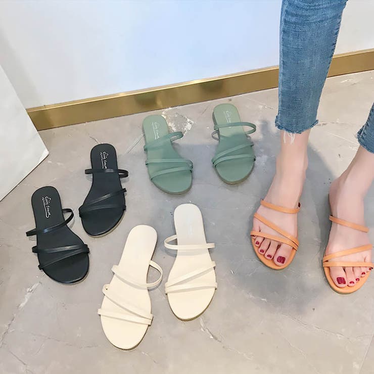 ミュールサンダル レディース ストラップ | SUNSHINE CLOSET | 詳細画像3 