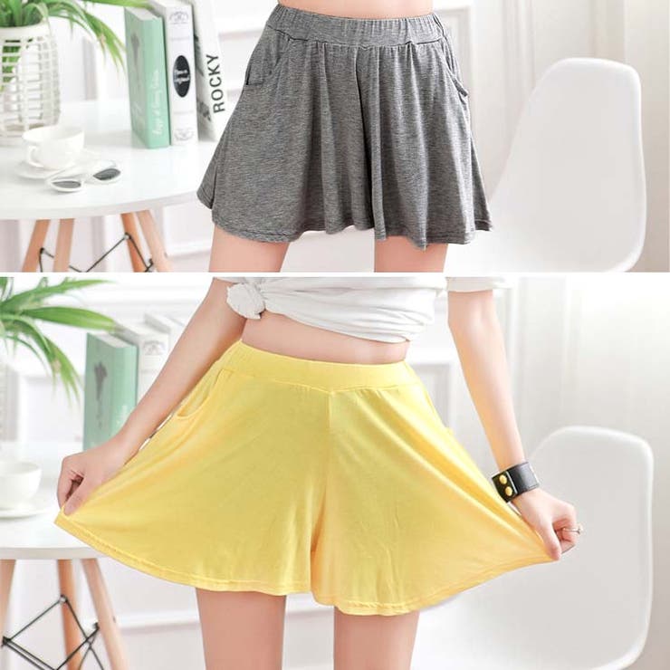 ショートパンツ Amber belt skirt pants AMBIDEX Store △〇11.36OZムラ糸デニムショートパンツ(36 コン