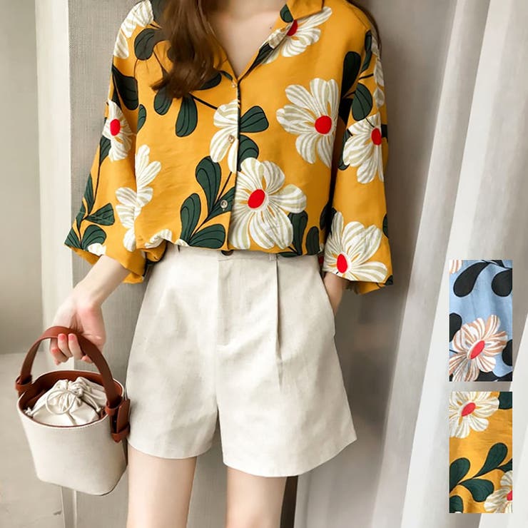 全2色 リゾート柄 アロハシャツ シャツ 品番 Agcw Angelcloset エンジェルクローゼット のレディースファッション通販 Shoplist ショップリスト