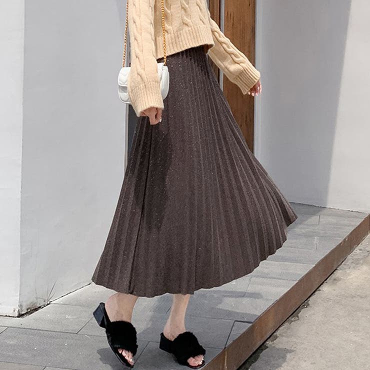 07T184☆Loungedress 新品未使用 フレア プリーツスカート 春夏 KOEISTORE プリーツスカート レディース 春 夏 春夏 黒 チュール