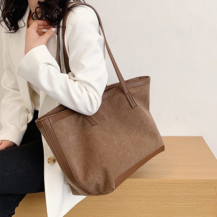 ブラウン | キャンバスバッグ 大容量 トートバッグ | SUNSHINE CLOSET