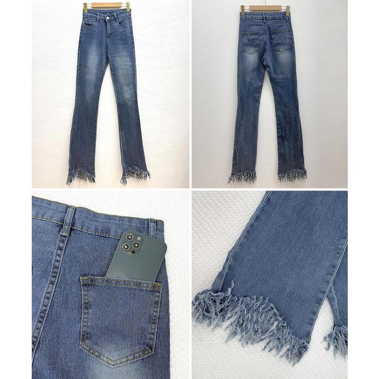 フレアパンツ デニムパンツレディース美脚 | SUNSHINE CLOSET | 詳細画像23 