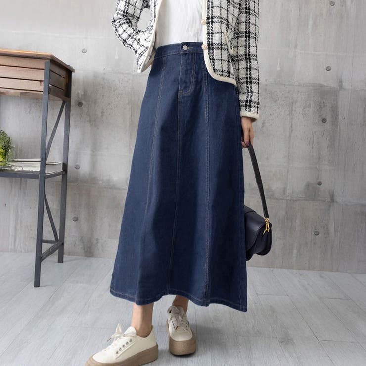 デニムスカート ロングスカート Aライン | SUNSHINE CLOSET | 詳細画像11 