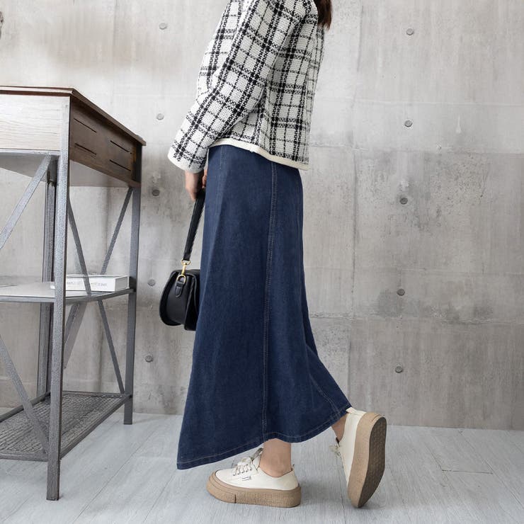 デニムスカート ロングスカート Aライン | SUNSHINE CLOSET | 詳細画像12 