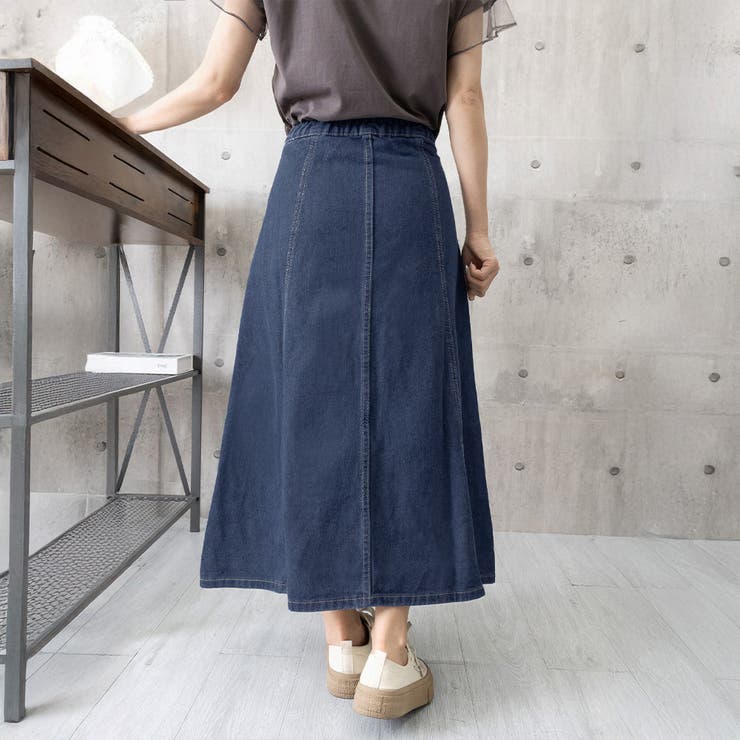デニムスカート ロングスカート Aライン | SUNSHINE CLOSET | 詳細画像15 