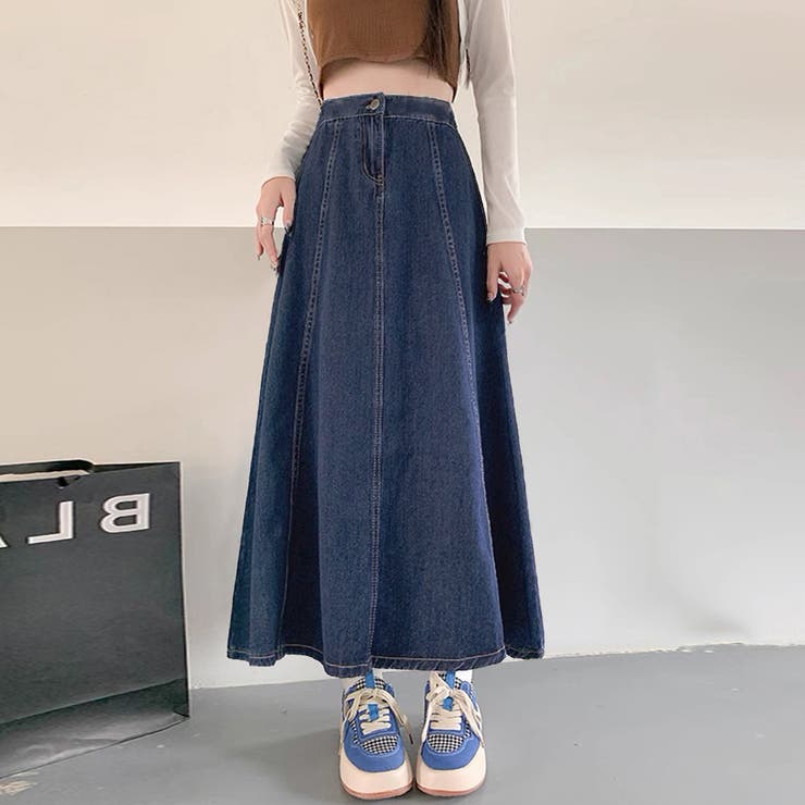 デニムスカート ロングスカート Aライン | SUNSHINE CLOSET | 詳細画像2 