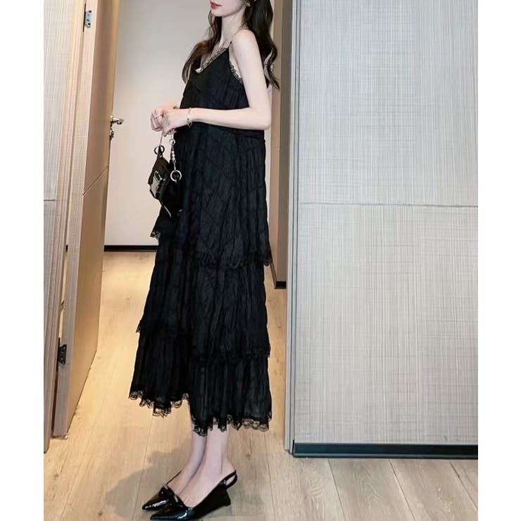 ティアードキャミワンピース レースワンピ | SUNSHINE CLOSET | 詳細画像10 