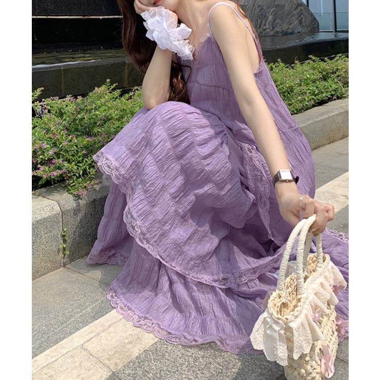 ティアードキャミワンピース レースワンピ | SUNSHINE CLOSET | 詳細画像14 