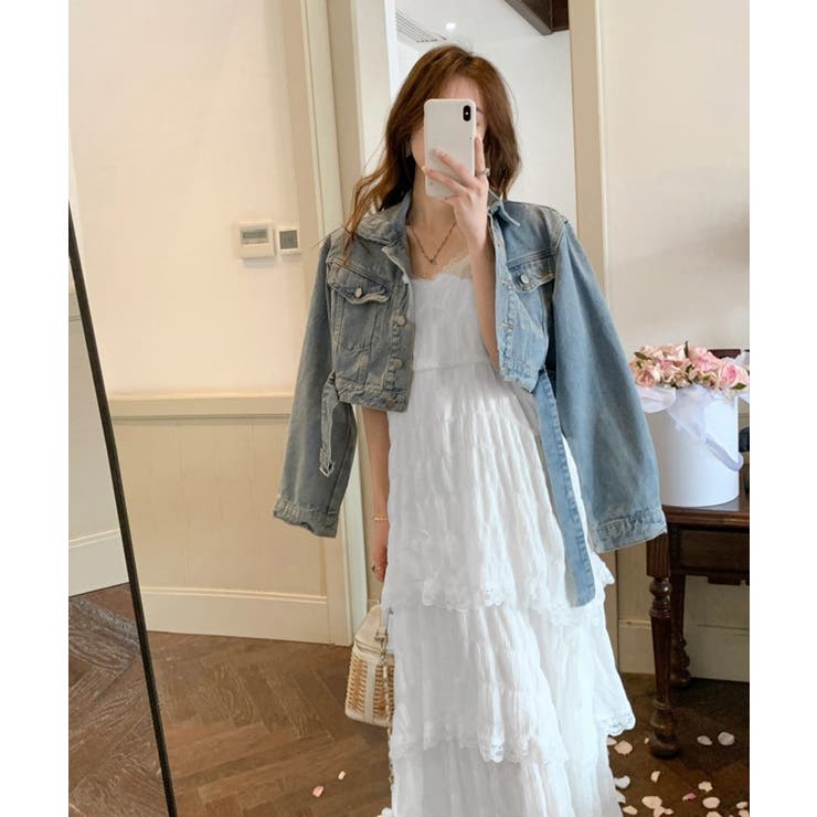 ティアードキャミワンピース レースワンピ | SUNSHINE CLOSET | 詳細画像17 