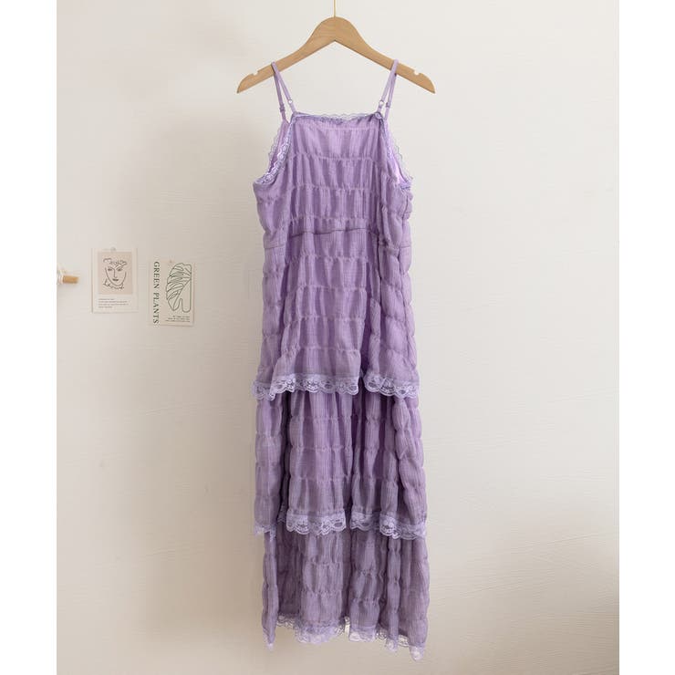 ティアードキャミワンピース レースワンピ | SUNSHINE CLOSET | 詳細画像27 