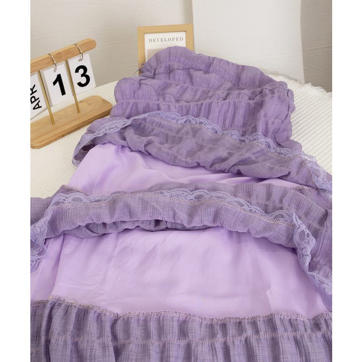 ティアードキャミワンピース レースワンピ | SUNSHINE CLOSET | 詳細画像32 