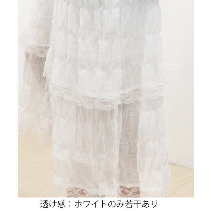 ティアードキャミワンピース レースワンピ | SUNSHINE CLOSET | 詳細画像34 