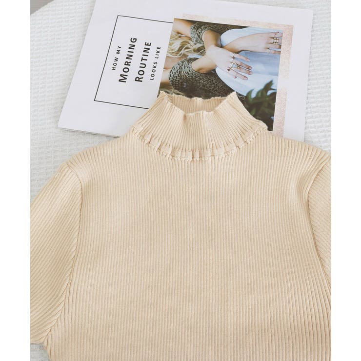 ミドル丈ニットワンピースハイネックワンピ | SUNSHINE CLOSET | 詳細画像20 