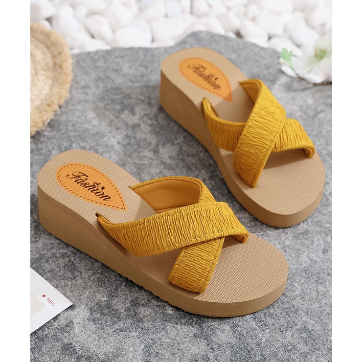 厚底サンダルジュート風クロスサンダル美脚 | SUNSHINE CLOSET | 詳細画像11 