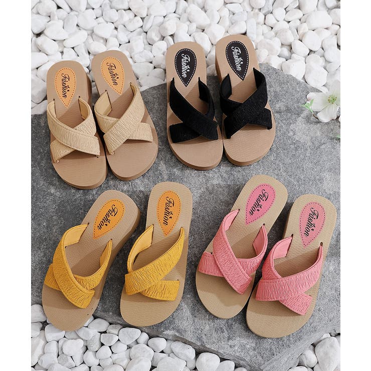 厚底サンダルジュート風クロスサンダル美脚 | SUNSHINE CLOSET | 詳細画像18 