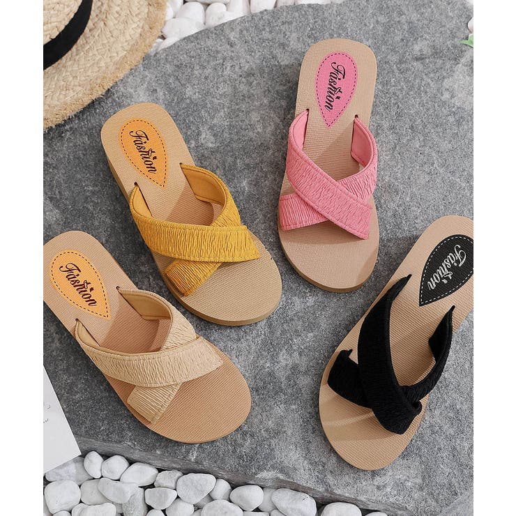 厚底サンダルジュート風クロスサンダル美脚 | SUNSHINE CLOSET | 詳細画像19 