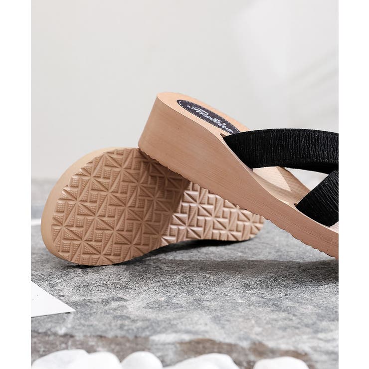 厚底サンダルジュート風クロスサンダル美脚 | SUNSHINE CLOSET | 詳細画像23 