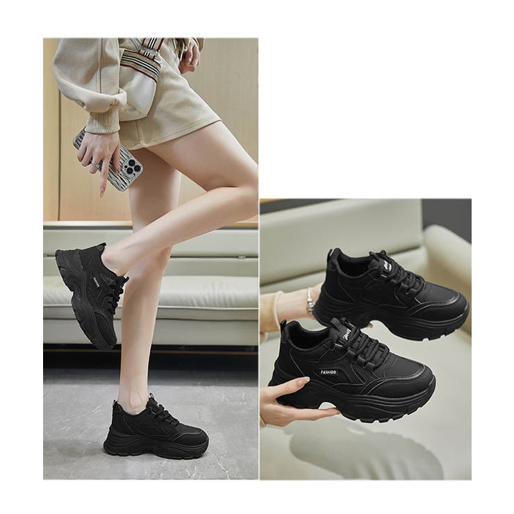 ダッドスニーカー レディース 厚底靴美脚 | SUNSHINE CLOSET | 詳細画像10 