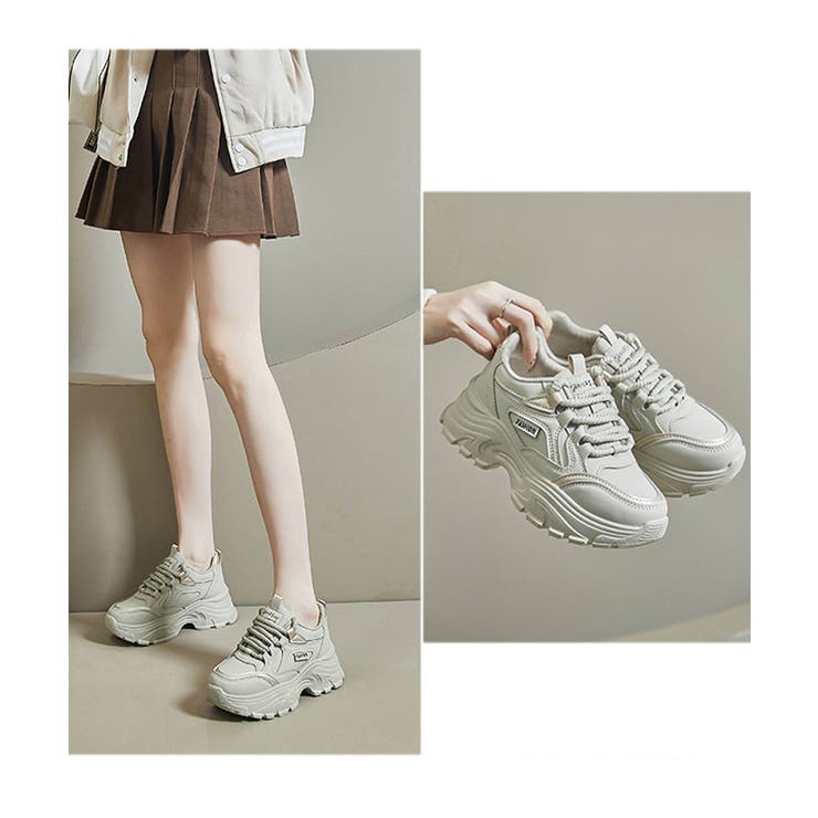 ダッドスニーカー レディース 厚底靴美脚 | SUNSHINE CLOSET | 詳細画像15 