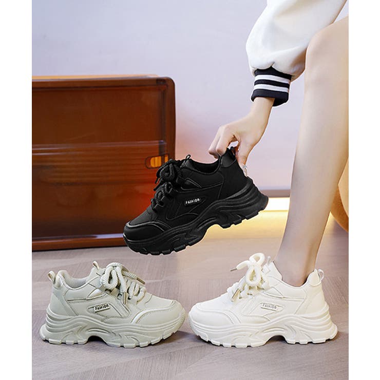 ダッドスニーカー レディース 厚底靴美脚 | SUNSHINE CLOSET | 詳細画像16 