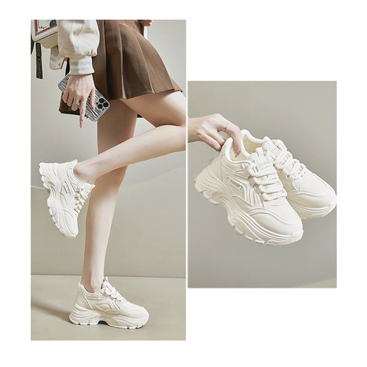 ダッドスニーカー レディース 厚底靴美脚 | SUNSHINE CLOSET | 詳細画像5 