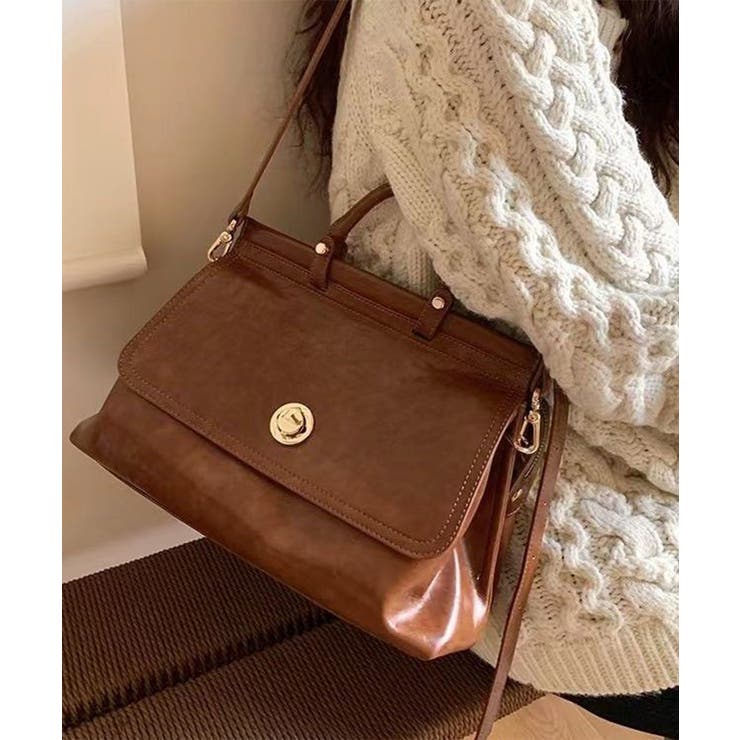 レトロ ショルダーバッグ レディース韓国 | SUNSHINE CLOSET | 詳細画像12 