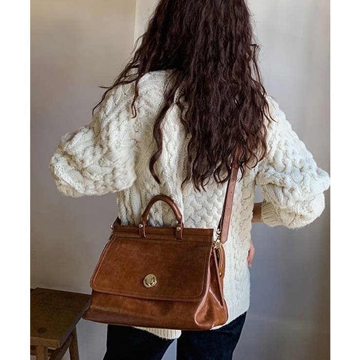 レトロ ショルダーバッグ レディース韓国 | SUNSHINE CLOSET | 詳細画像13 